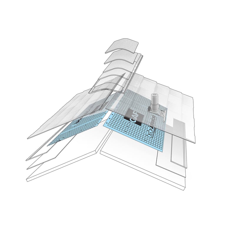 GAF Roof Deck Protection roof layer illustration
